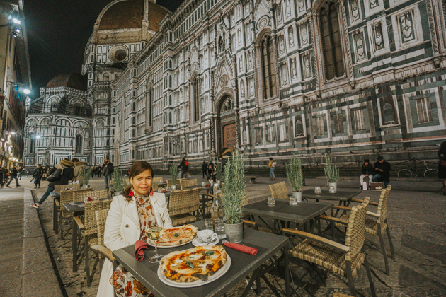 Dining in Florence, Italy