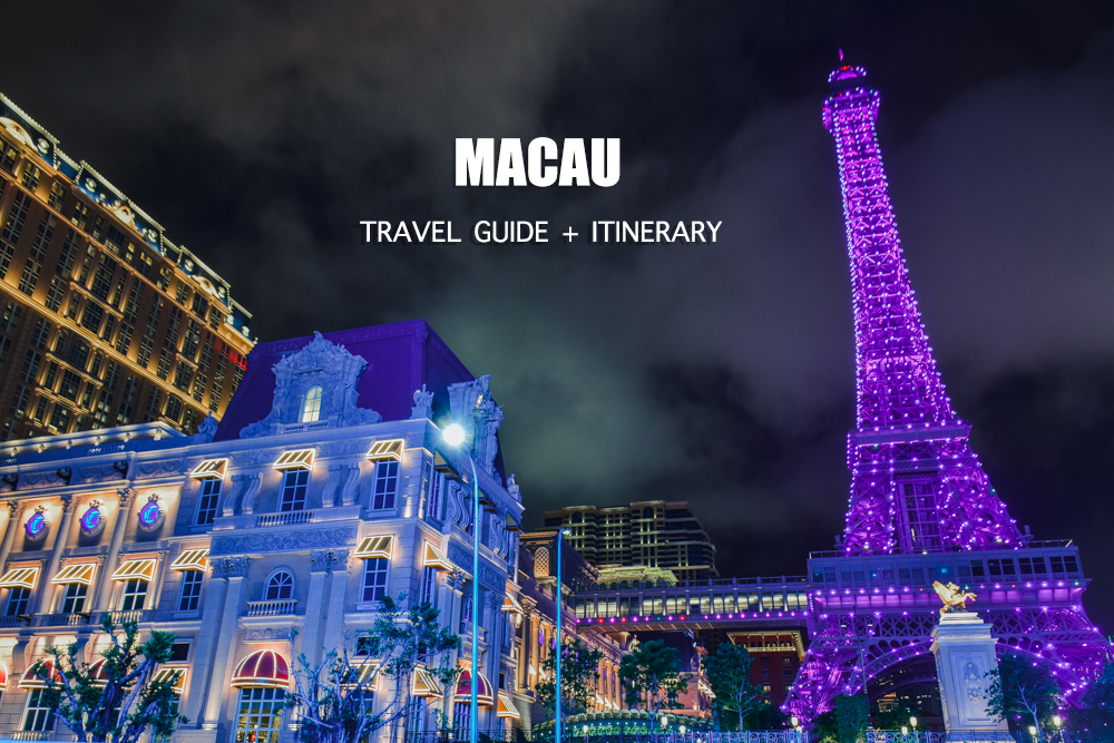 macau trip itinerary