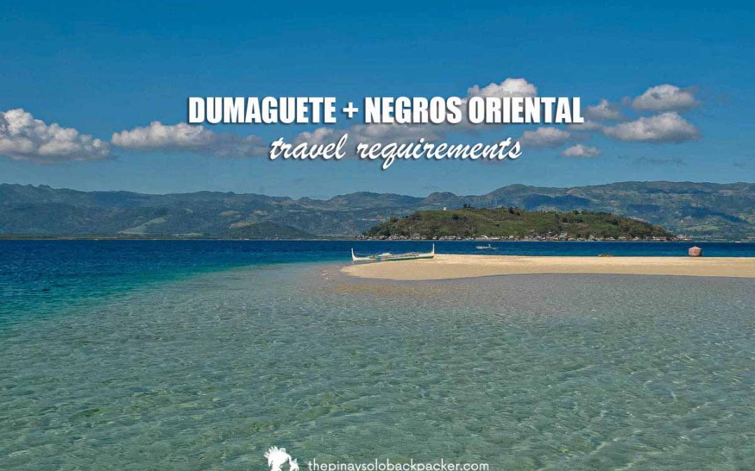 2022 DUMAGUETE AND NEGROS ORIENTAL TRAVEL REQUIREMENTS