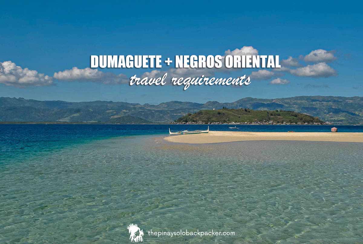 2022 DUMAGUETE AND NEGROS ORIENTAL TRAVEL REQUIREMENTS The Pinay Solo